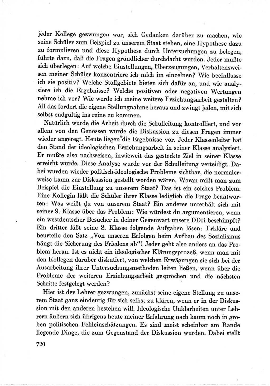 Protokoll der Verhandlungen des Ⅶ. Parteitages der Sozialistischen Einheitspartei Deutschlands (SED) [Deutsche Demokratische Republik (DDR)] 1967, Band Ⅲ, Seite 720 (Prot. Verh. Ⅶ. PT SED DDR 1967, Bd. Ⅲ, S. 720)