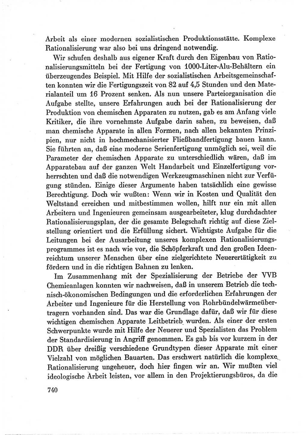 Protokoll der Verhandlungen des Ⅶ. Parteitages der Sozialistischen Einheitspartei Deutschlands (SED) [Deutsche Demokratische Republik (DDR)] 1967, Band Ⅲ, Seite 740 (Prot. Verh. Ⅶ. PT SED DDR 1967, Bd. Ⅲ, S. 740)