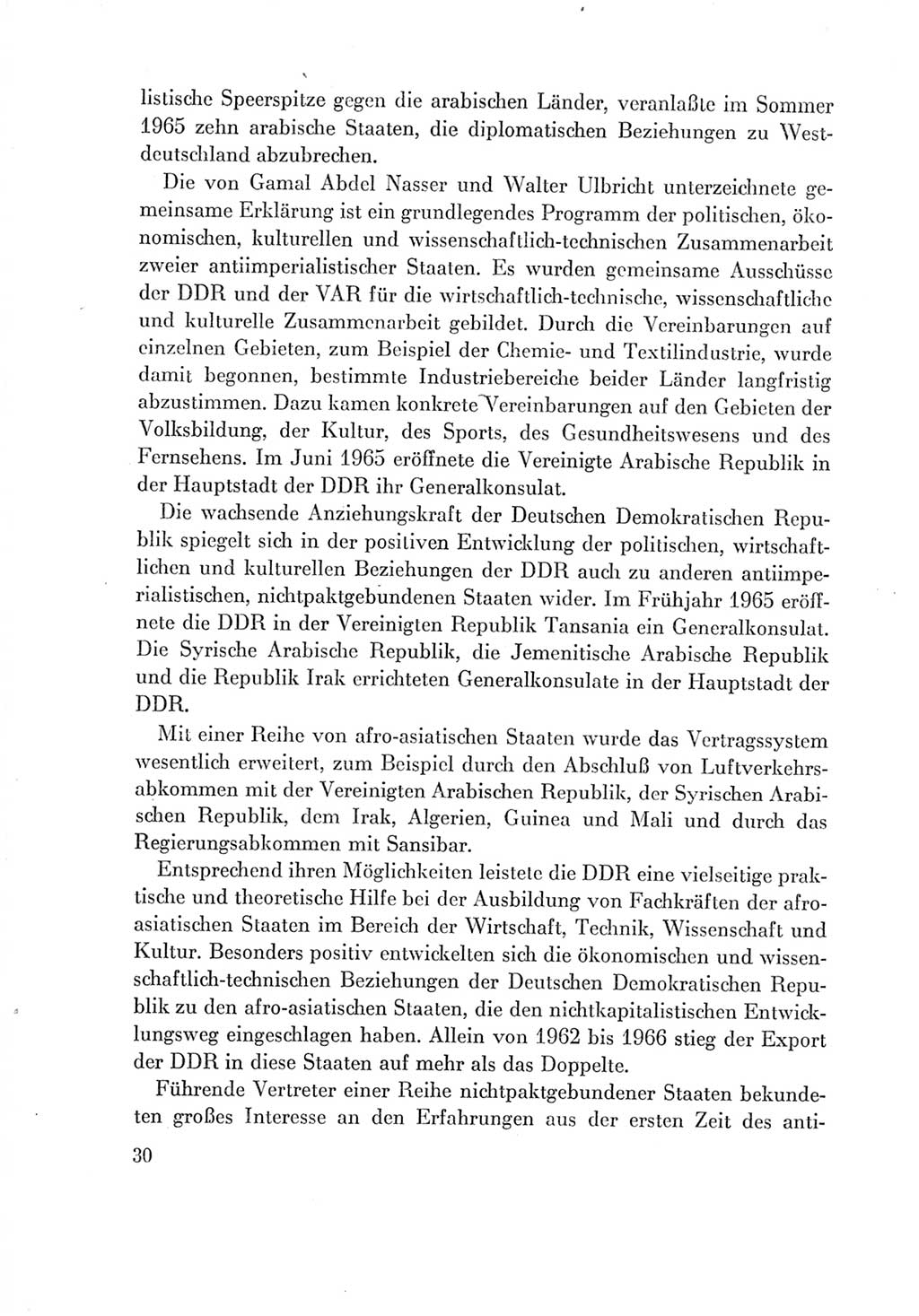 Protokoll der Verhandlungen des Ⅶ. Parteitages der Sozialistischen Einheitspartei Deutschlands (SED) [Deutsche Demokratische Republik (DDR)] 1967, Band Ⅳ, Seite 30 (Prot. Verh. Ⅶ. PT SED DDR 1967, Bd. Ⅳ, S. 30)
