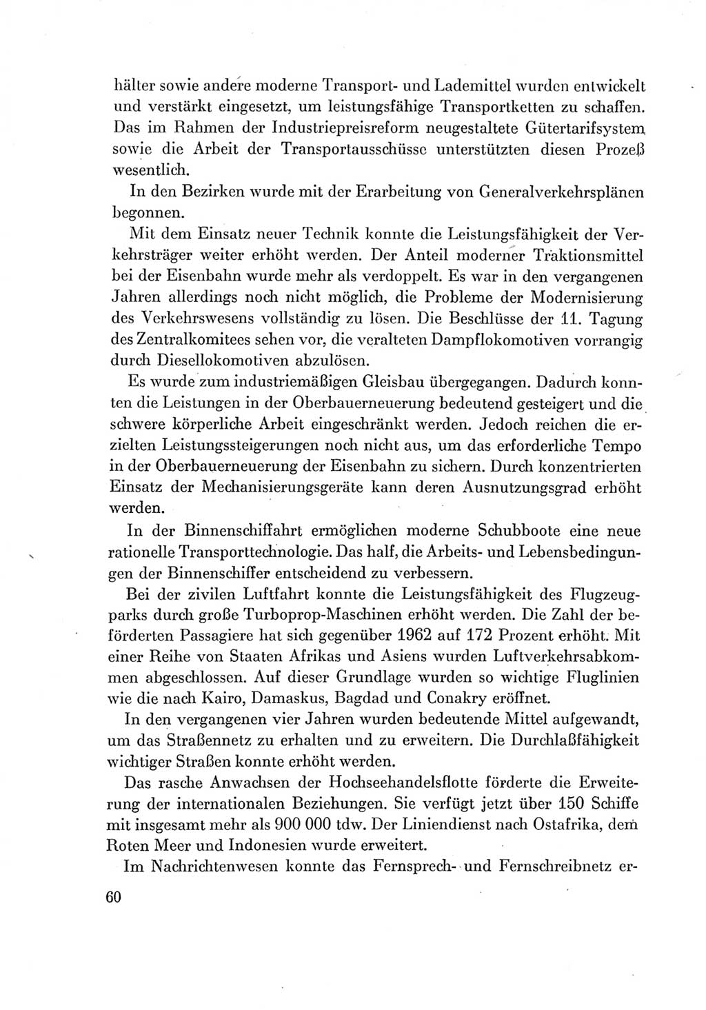 Protokoll der Verhandlungen des Ⅶ. Parteitages der Sozialistischen Einheitspartei Deutschlands (SED) [Deutsche Demokratische Republik (DDR)] 1967, Band Ⅳ, Seite 60 (Prot. Verh. Ⅶ. PT SED DDR 1967, Bd. Ⅳ, S. 60)