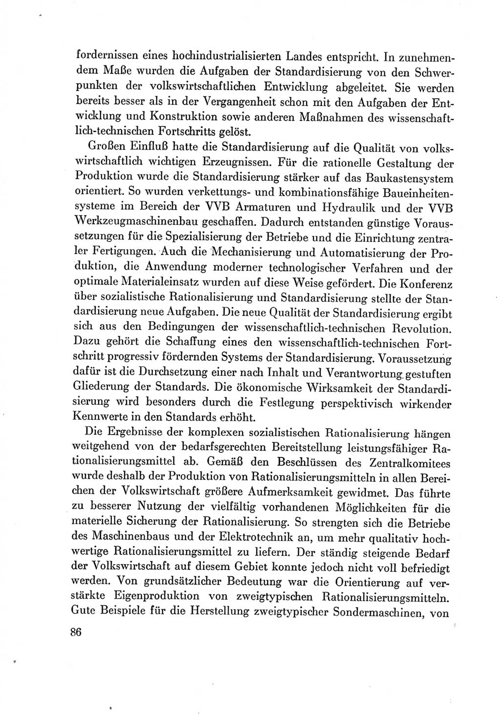 Protokoll der Verhandlungen des Ⅶ. Parteitages der Sozialistischen Einheitspartei Deutschlands (SED) [Deutsche Demokratische Republik (DDR)] 1967, Band Ⅳ, Seite 86 (Prot. Verh. Ⅶ. PT SED DDR 1967, Bd. Ⅳ, S. 86)