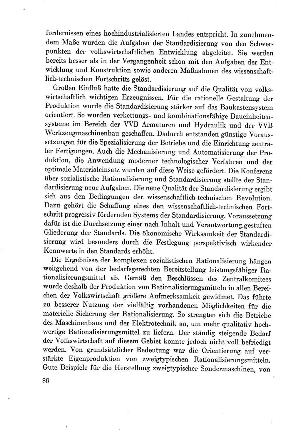 Protokoll der Verhandlungen des Ⅶ. Parteitages der Sozialistischen Einheitspartei Deutschlands (SED) [Deutsche Demokratische Republik (DDR)] 1967, Band Ⅳ, Seite 86 (Prot. Verh. Ⅶ. PT SED DDR 1967, Bd. Ⅳ, S. 86)