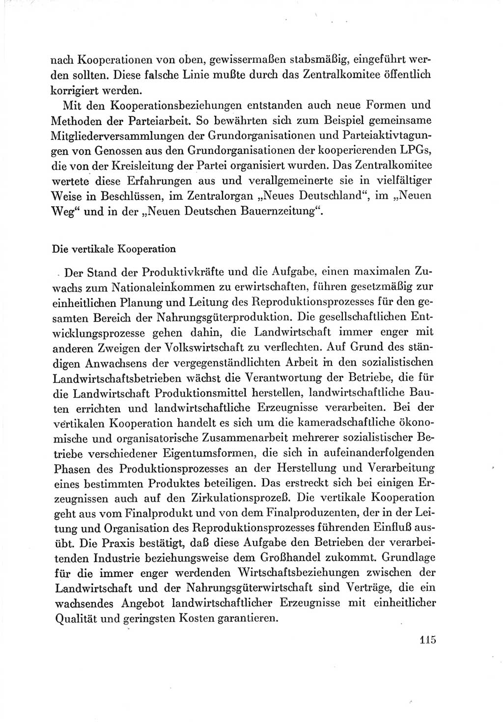 Protokoll der Verhandlungen des Ⅶ. Parteitages der Sozialistischen Einheitspartei Deutschlands (SED) [Deutsche Demokratische Republik (DDR)] 1967, Band Ⅳ, Seite 115 (Prot. Verh. Ⅶ. PT SED DDR 1967, Bd. Ⅳ, S. 115)