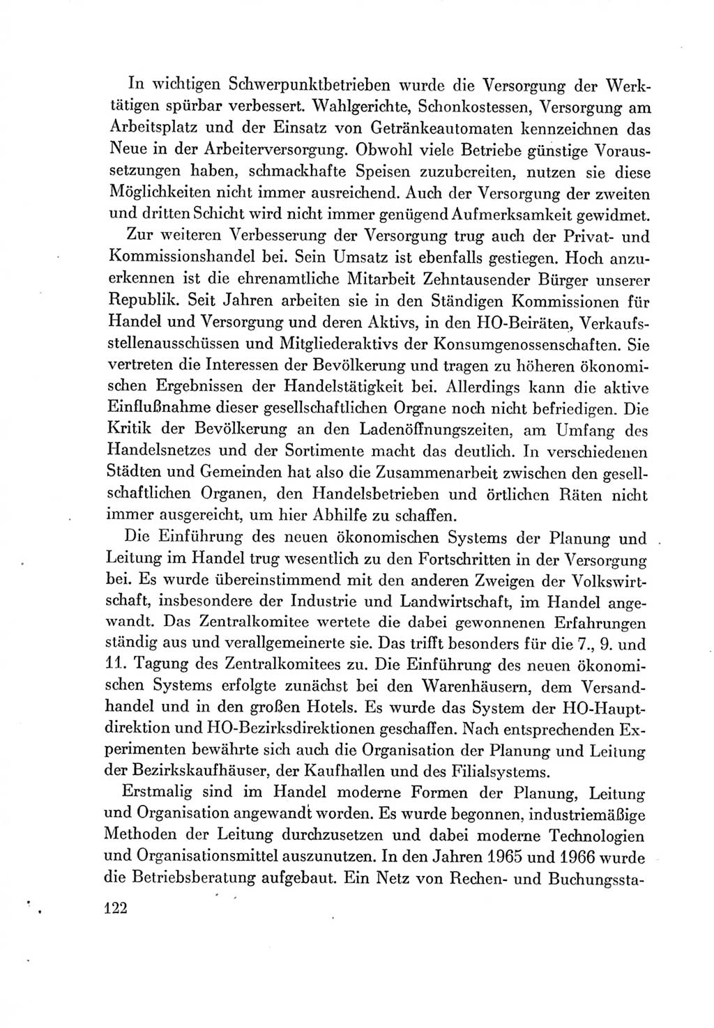 Protokoll der Verhandlungen des Ⅶ. Parteitages der Sozialistischen Einheitspartei Deutschlands (SED) [Deutsche Demokratische Republik (DDR)] 1967, Band Ⅳ, Seite 122 (Prot. Verh. Ⅶ. PT SED DDR 1967, Bd. Ⅳ, S. 122)