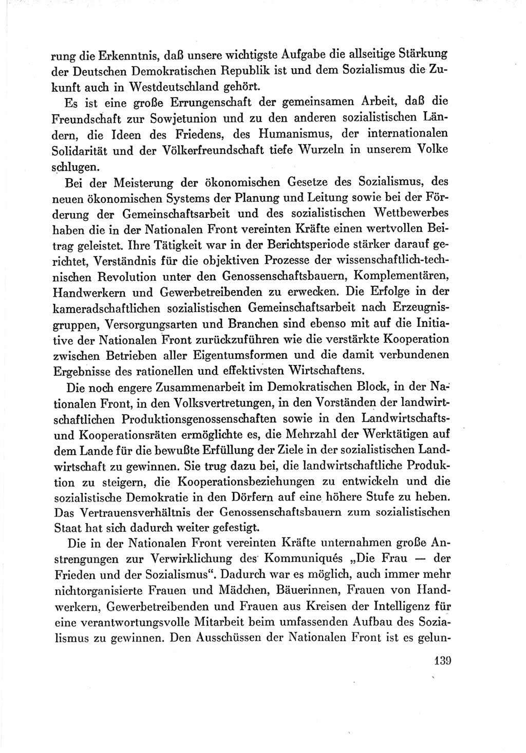 Protokoll der Verhandlungen des Ⅶ. Parteitages der Sozialistischen Einheitspartei Deutschlands (SED) [Deutsche Demokratische Republik (DDR)] 1967, Band Ⅳ, Seite 139 (Prot. Verh. Ⅶ. PT SED DDR 1967, Bd. Ⅳ, S. 139)