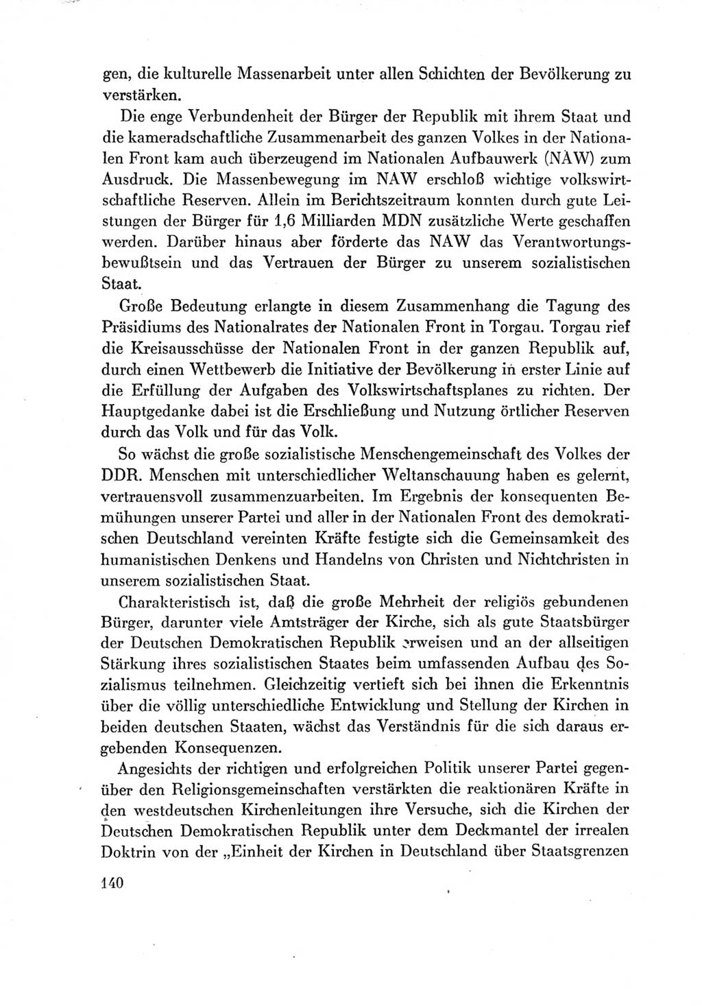 Protokoll der Verhandlungen des Ⅶ. Parteitages der Sozialistischen Einheitspartei Deutschlands (SED) [Deutsche Demokratische Republik (DDR)] 1967, Band Ⅳ, Seite 140 (Prot. Verh. Ⅶ. PT SED DDR 1967, Bd. Ⅳ, S. 140)
