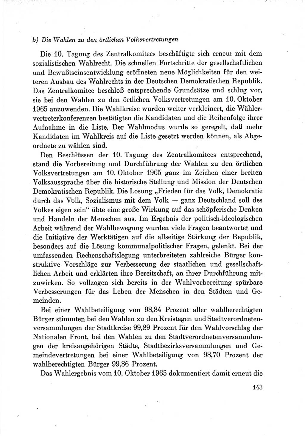 Protokoll der Verhandlungen des Ⅶ. Parteitages der Sozialistischen Einheitspartei Deutschlands (SED) [Deutsche Demokratische Republik (DDR)] 1967, Band Ⅳ, Seite 143 (Prot. Verh. Ⅶ. PT SED DDR 1967, Bd. Ⅳ, S. 143)