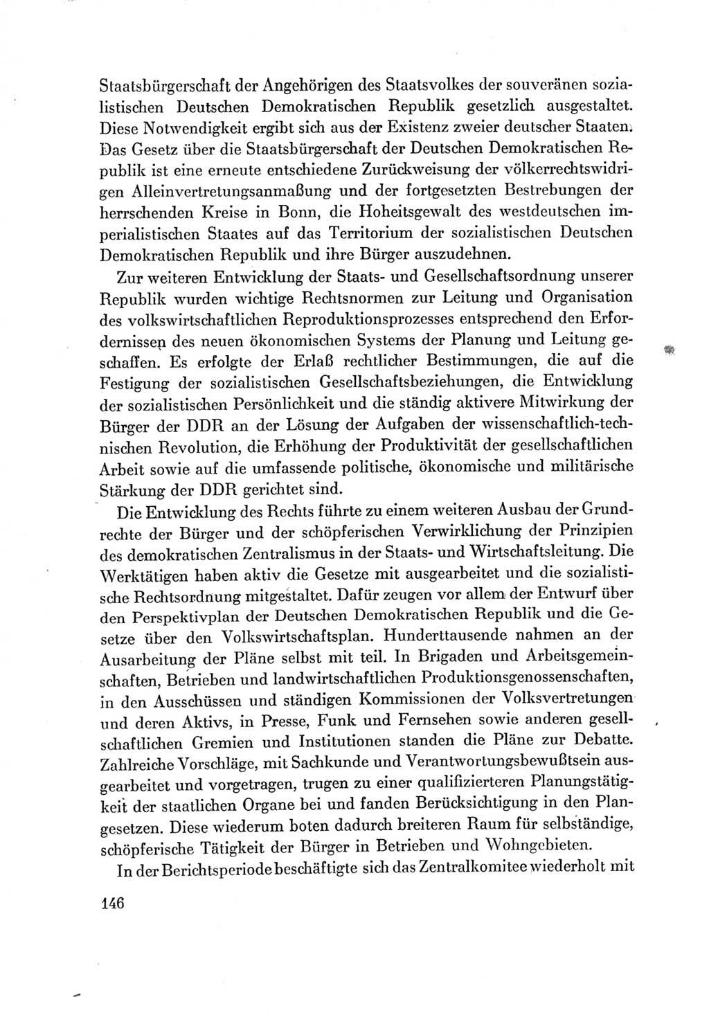 Protokoll der Verhandlungen des Ⅶ. Parteitages der Sozialistischen Einheitspartei Deutschlands (SED) [Deutsche Demokratische Republik (DDR)] 1967, Band Ⅳ, Seite 146 (Prot. Verh. Ⅶ. PT SED DDR 1967, Bd. Ⅳ, S. 146)