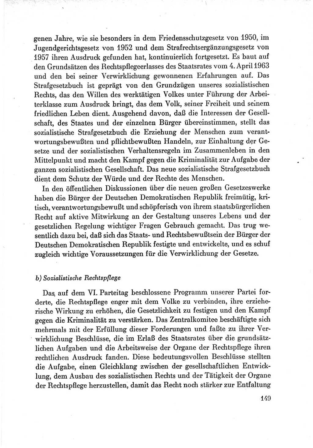 Protokoll der Verhandlungen des Ⅶ. Parteitages der Sozialistischen Einheitspartei Deutschlands (SED) [Deutsche Demokratische Republik (DDR)] 1967, Band Ⅳ, Seite 149 (Prot. Verh. Ⅶ. PT SED DDR 1967, Bd. Ⅳ, S. 149)