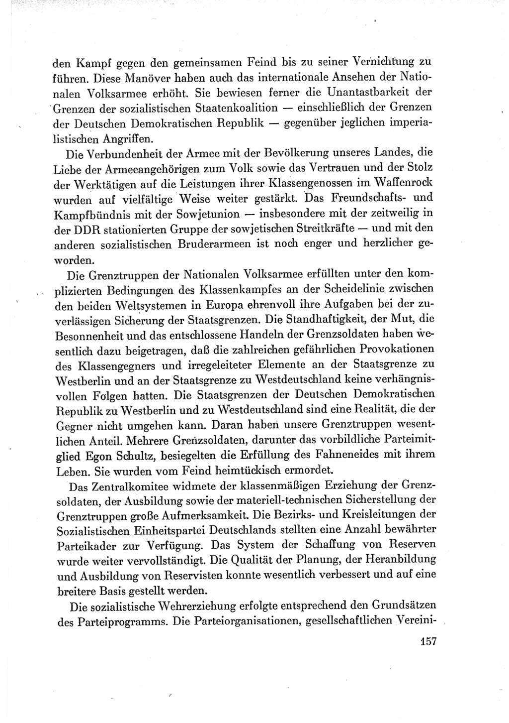 Protokoll der Verhandlungen des Ⅶ. Parteitages der Sozialistischen Einheitspartei Deutschlands (SED) [Deutsche Demokratische Republik (DDR)] 1967, Band Ⅳ, Seite 157 (Prot. Verh. Ⅶ. PT SED DDR 1967, Bd. Ⅳ, S. 157)
