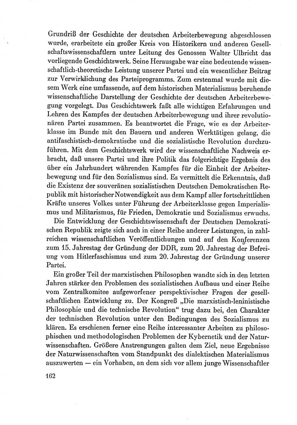 Protokoll der Verhandlungen des Ⅶ. Parteitages der Sozialistischen Einheitspartei Deutschlands (SED) [Deutsche Demokratische Republik (DDR)] 1967, Band Ⅳ, Seite 162 (Prot. Verh. Ⅶ. PT SED DDR 1967, Bd. Ⅳ, S. 162)