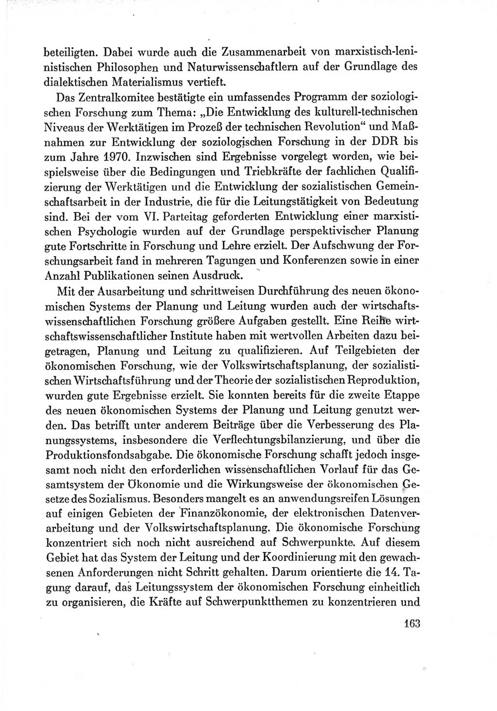 Protokoll der Verhandlungen des Ⅶ. Parteitages der Sozialistischen Einheitspartei Deutschlands (SED) [Deutsche Demokratische Republik (DDR)] 1967, Band Ⅳ, Seite 163 (Prot. Verh. Ⅶ. PT SED DDR 1967, Bd. Ⅳ, S. 163)