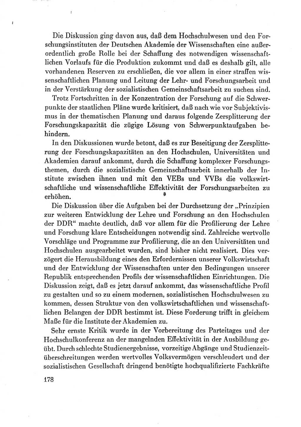 Protokoll der Verhandlungen des Ⅶ. Parteitages der Sozialistischen Einheitspartei Deutschlands (SED) [Deutsche Demokratische Republik (DDR)] 1967, Band Ⅳ, Seite 178 (Prot. Verh. Ⅶ. PT SED DDR 1967, Bd. Ⅳ, S. 178)
