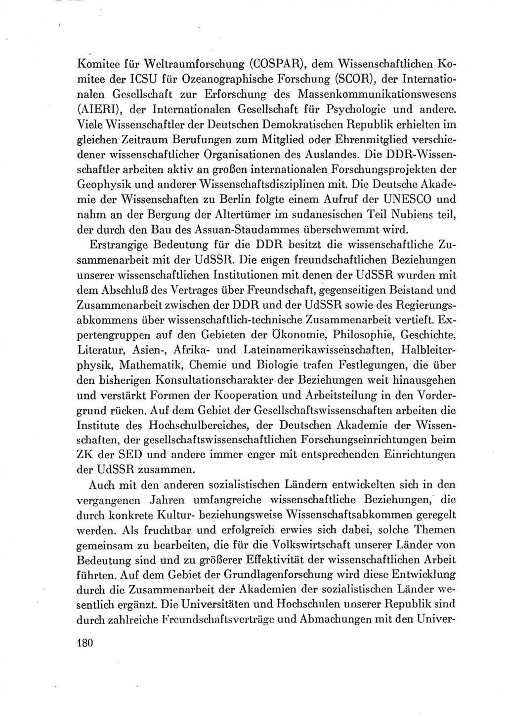 Protokoll der Verhandlungen des Ⅶ. Parteitages der Sozialistischen Einheitspartei Deutschlands (SED) [Deutsche Demokratische Republik (DDR)] 1967, Band Ⅳ, Seite 180 (Prot. Verh. Ⅶ. PT SED DDR 1967, Bd. Ⅳ, S. 180)