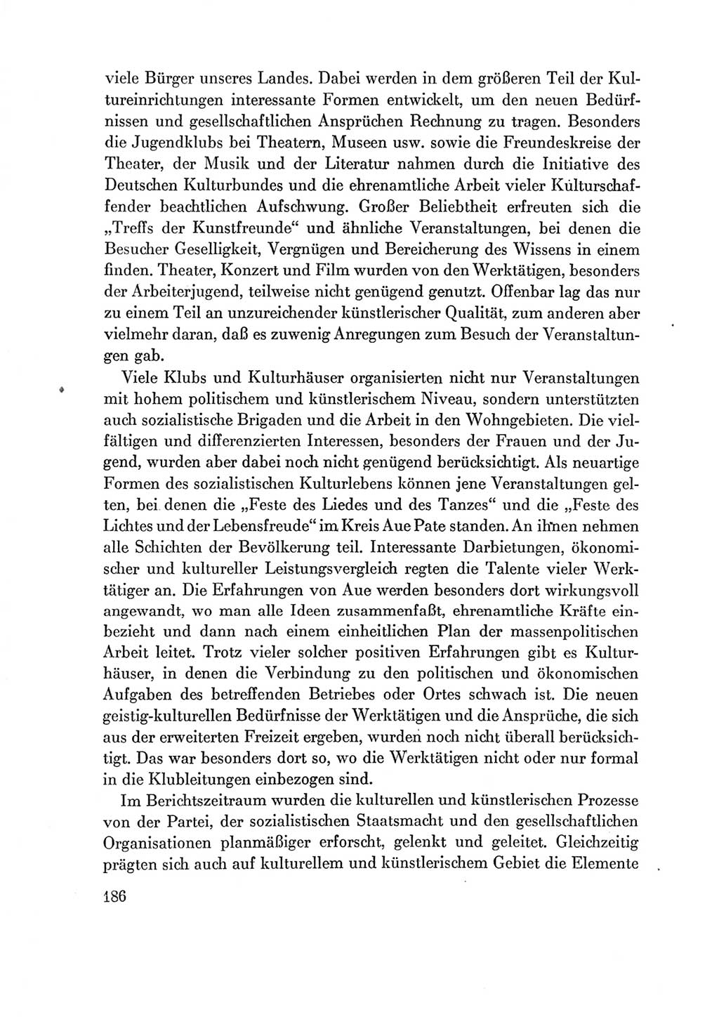 Protokoll der Verhandlungen des Ⅶ. Parteitages der Sozialistischen Einheitspartei Deutschlands (SED) [Deutsche Demokratische Republik (DDR)] 1967, Band Ⅳ, Seite 186 (Prot. Verh. Ⅶ. PT SED DDR 1967, Bd. Ⅳ, S. 186)