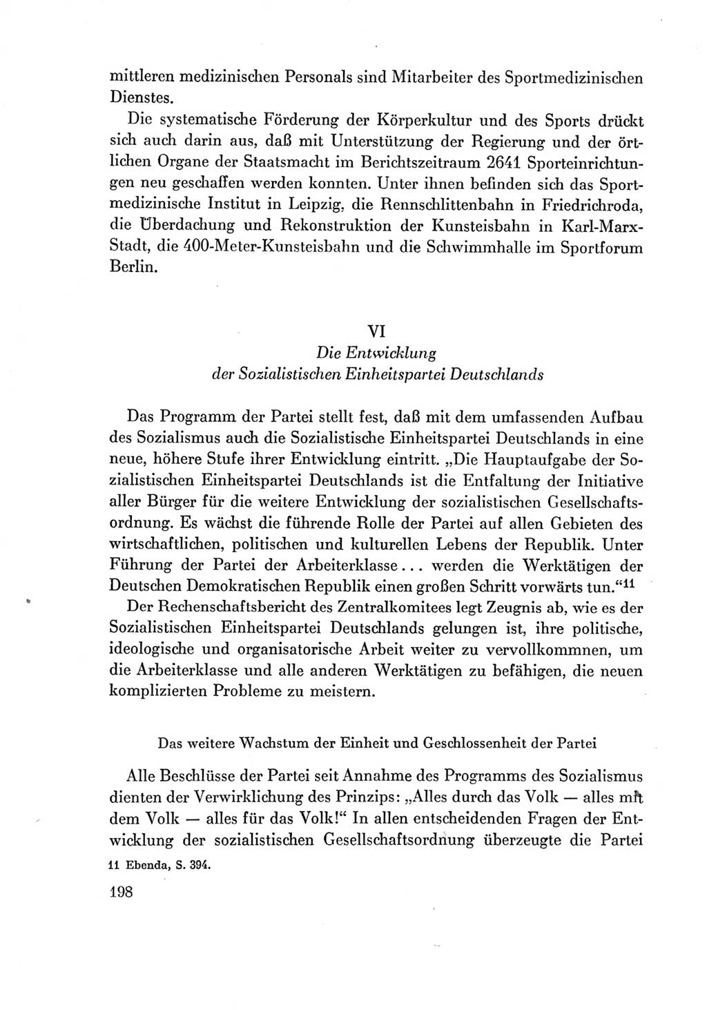 Protokoll der Verhandlungen des Ⅶ. Parteitages der Sozialistischen Einheitspartei Deutschlands (SED) [Deutsche Demokratische Republik (DDR)] 1967, Band Ⅳ, Seite 198 (Prot. Verh. Ⅶ. PT SED DDR 1967, Bd. Ⅳ, S. 198)