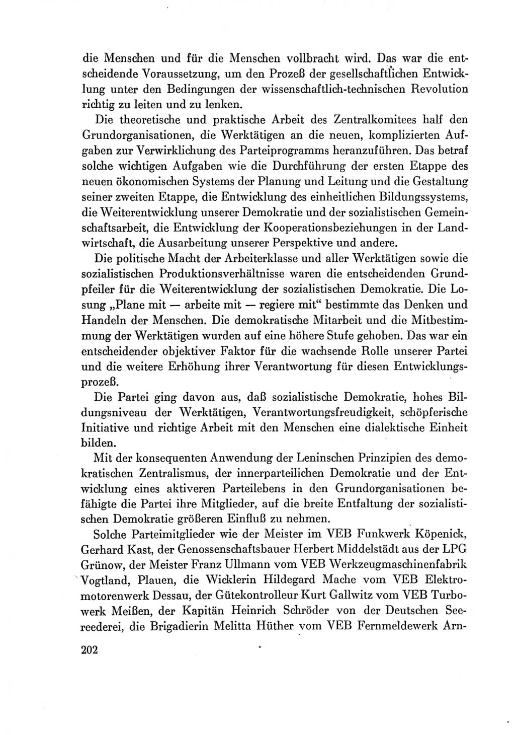 Protokoll der Verhandlungen des Ⅶ. Parteitages der Sozialistischen Einheitspartei Deutschlands (SED) [Deutsche Demokratische Republik (DDR)] 1967, Band Ⅳ, Seite 202 (Prot. Verh. Ⅶ. PT SED DDR 1967, Bd. Ⅳ, S. 202)