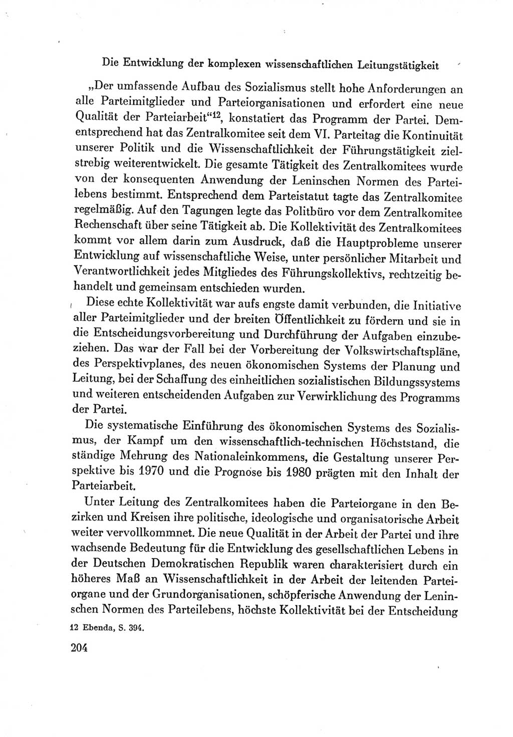 Protokoll der Verhandlungen des Ⅶ. Parteitages der Sozialistischen Einheitspartei Deutschlands (SED) [Deutsche Demokratische Republik (DDR)] 1967, Band Ⅳ, Seite 204 (Prot. Verh. Ⅶ. PT SED DDR 1967, Bd. Ⅳ, S. 204)