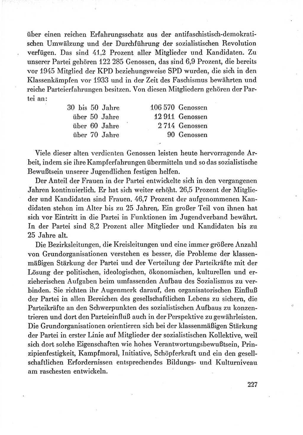 Protokoll der Verhandlungen des Ⅶ. Parteitages der Sozialistischen Einheitspartei Deutschlands (SED) [Deutsche Demokratische Republik (DDR)] 1967, Band Ⅳ, Seite 227 (Prot. Verh. Ⅶ. PT SED DDR 1967, Bd. Ⅳ, S. 227)