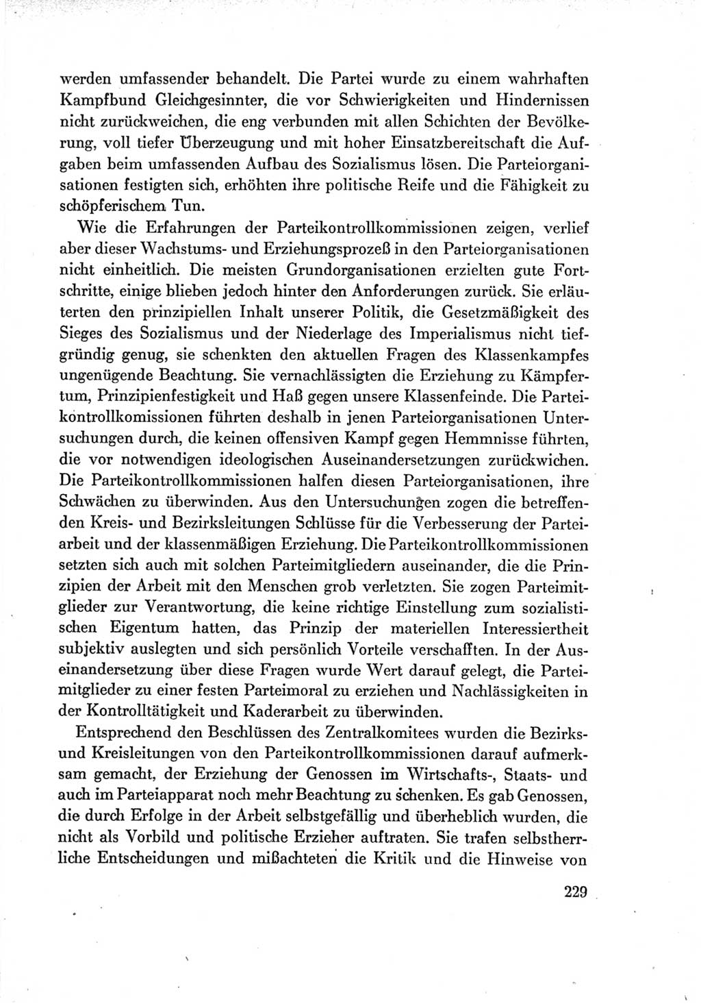 Protokoll der Verhandlungen des Ⅶ. Parteitages der Sozialistischen Einheitspartei Deutschlands (SED) [Deutsche Demokratische Republik (DDR)] 1967, Band Ⅳ, Seite 229 (Prot. Verh. Ⅶ. PT SED DDR 1967, Bd. Ⅳ, S. 229)