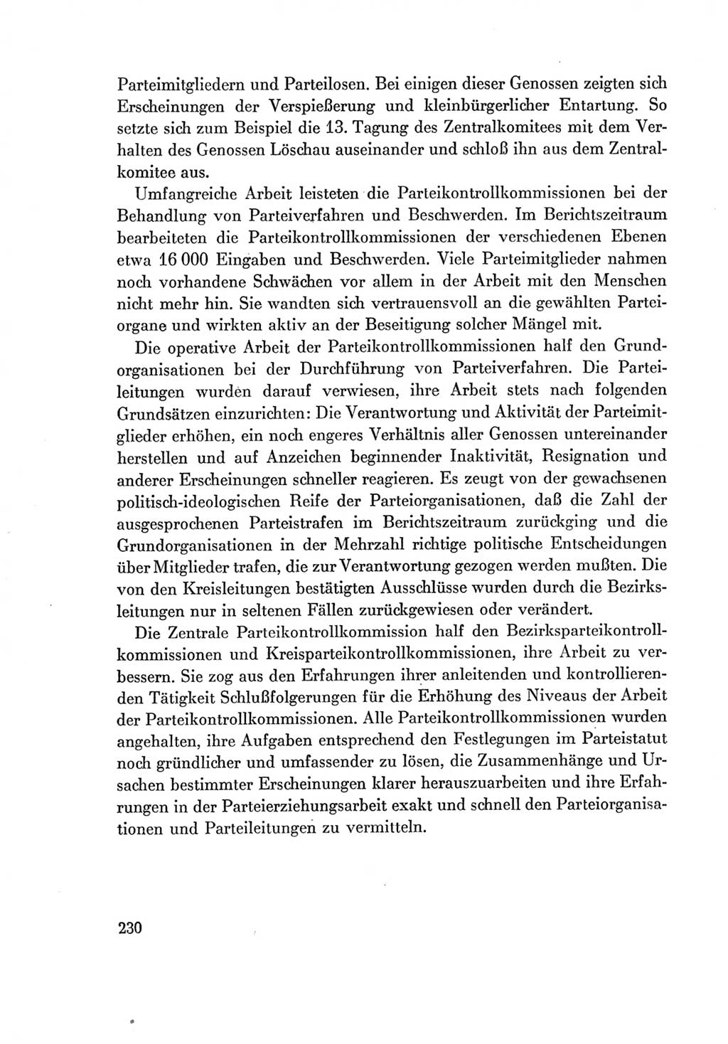 Protokoll der Verhandlungen des Ⅶ. Parteitages der Sozialistischen Einheitspartei Deutschlands (SED) [Deutsche Demokratische Republik (DDR)] 1967, Band Ⅳ, Seite 230 (Prot. Verh. Ⅶ. PT SED DDR 1967, Bd. Ⅳ, S. 230)