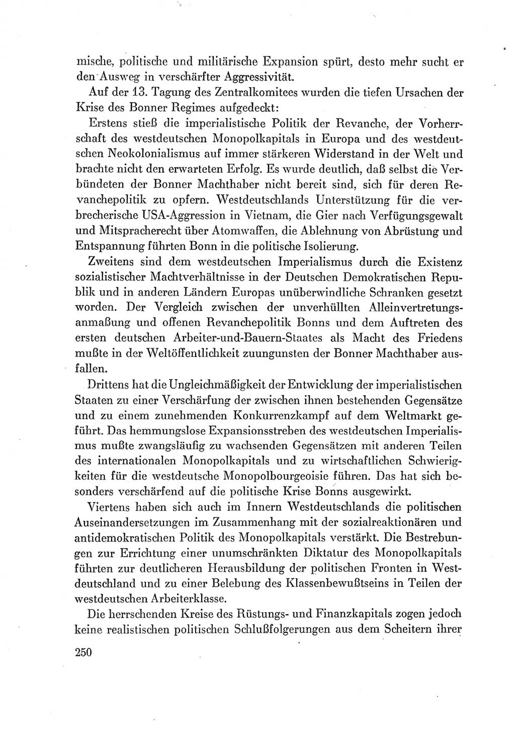 Protokoll der Verhandlungen des Ⅶ. Parteitages der Sozialistischen Einheitspartei Deutschlands (SED) [Deutsche Demokratische Republik (DDR)] 1967, Band Ⅳ, Seite 250 (Prot. Verh. Ⅶ. PT SED DDR 1967, Bd. Ⅳ, S. 250)