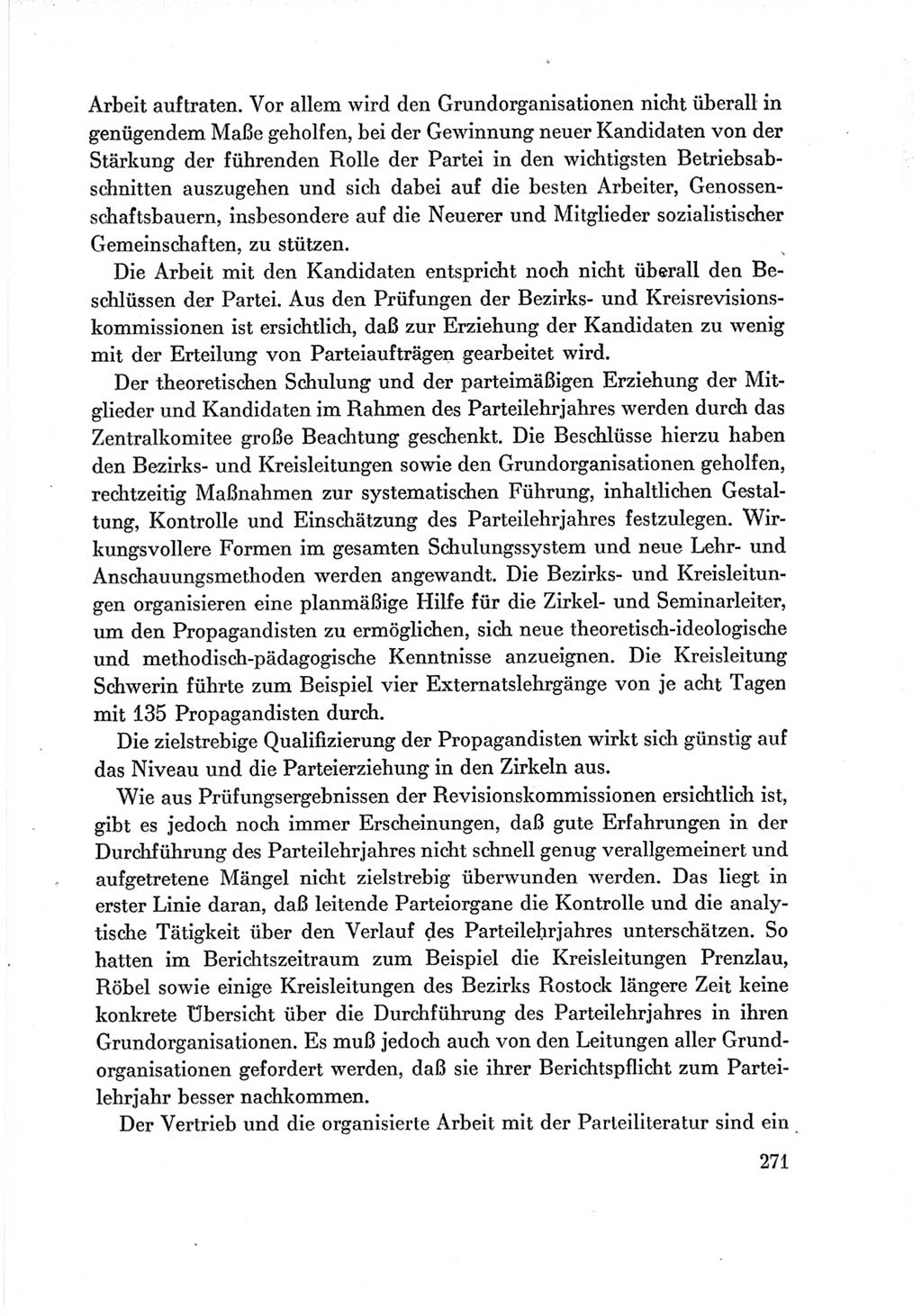 Protokoll der Verhandlungen des Ⅶ. Parteitages der Sozialistischen Einheitspartei Deutschlands (SED) [Deutsche Demokratische Republik (DDR)] 1967, Band Ⅳ, Seite 271 (Prot. Verh. Ⅶ. PT SED DDR 1967, Bd. Ⅳ, S. 271)