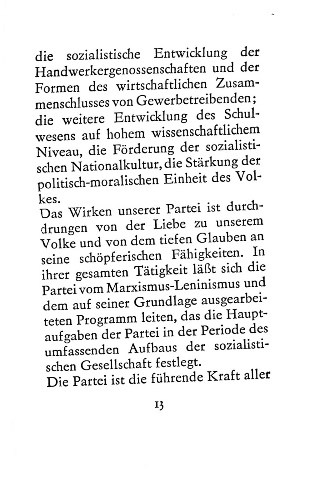 Statut der Sozialistischen Einheitspartei Deutschlands (SED) 1967, Seite 13 (St. SED DDR 1967, S. 13)