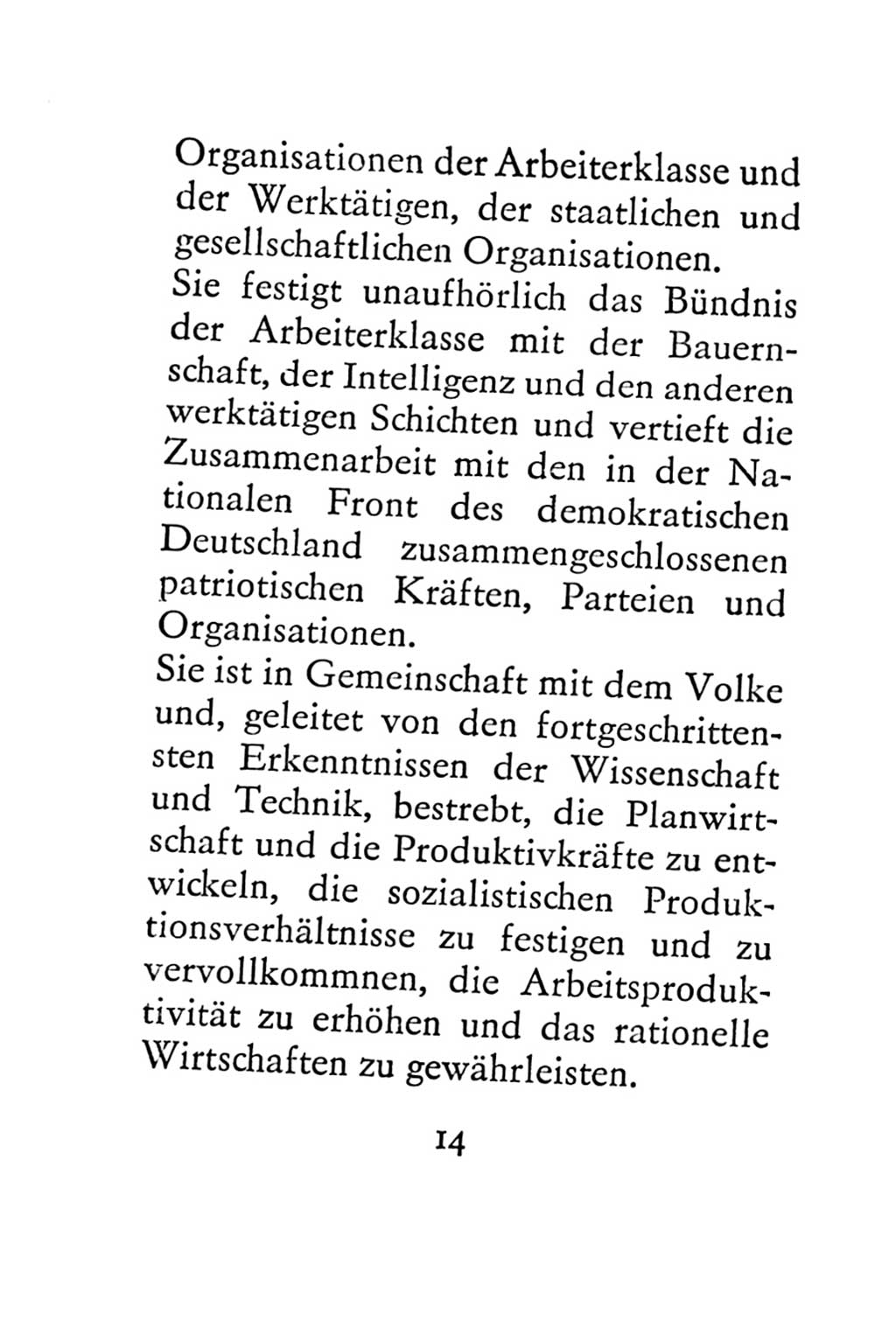 Statut der Sozialistischen Einheitspartei Deutschlands (SED) 1967, Seite 14 (St. SED DDR 1967, S. 14)