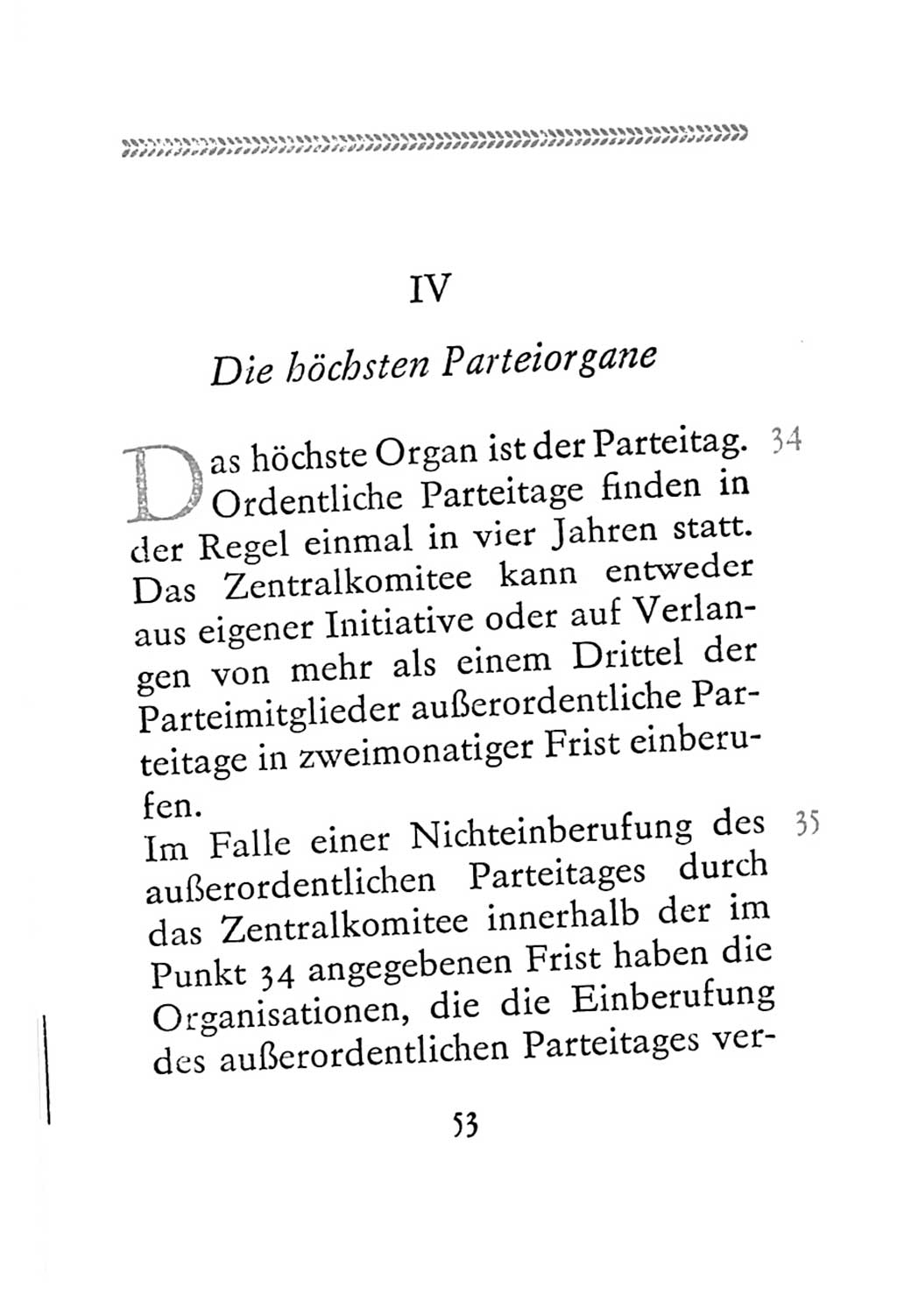 Statut der Sozialistischen Einheitspartei Deutschlands (SED) 1967, Seite 53 (St. SED DDR 1967, S. 53)