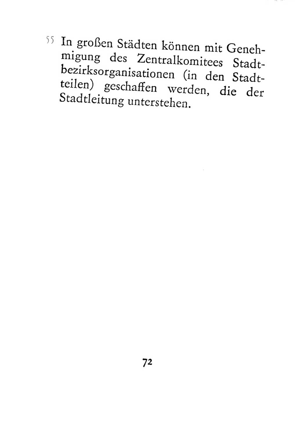 Statut der Sozialistischen Einheitspartei Deutschlands (SED) 1967, Seite 72 (St. SED DDR 1967, S. 72)