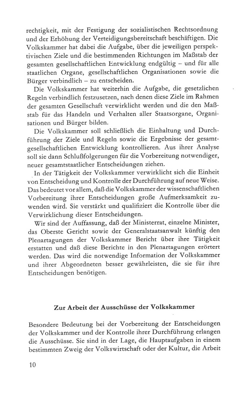 Volkskammer (VK) der Deutschen Demokratischen Republik (DDR) 5. Wahlperiode 1967-1971, Seite 10 (VK. DDR 5. WP. 1967-1971, S. 10)