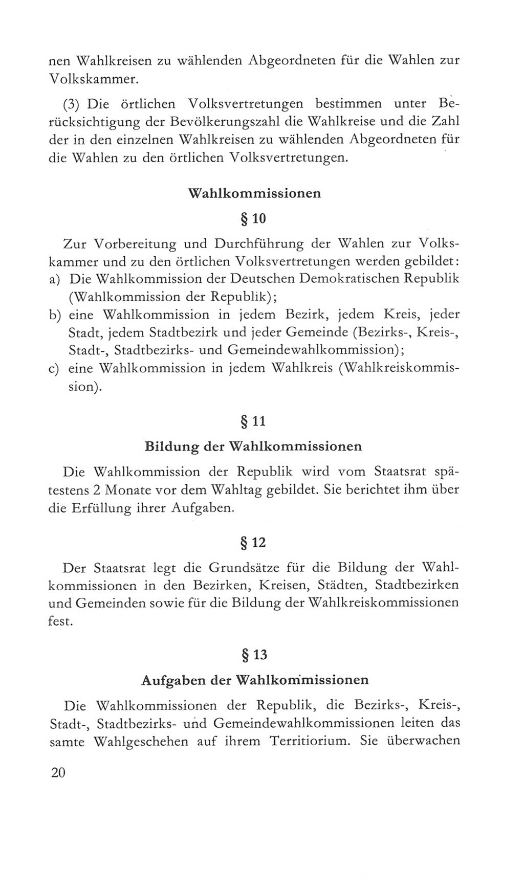 Volkskammer (VK) der Deutschen Demokratischen Republik (DDR) 5. Wahlperiode 1967-1971, Seite 20 (VK. DDR 5. WP. 1967-1971, S. 20)