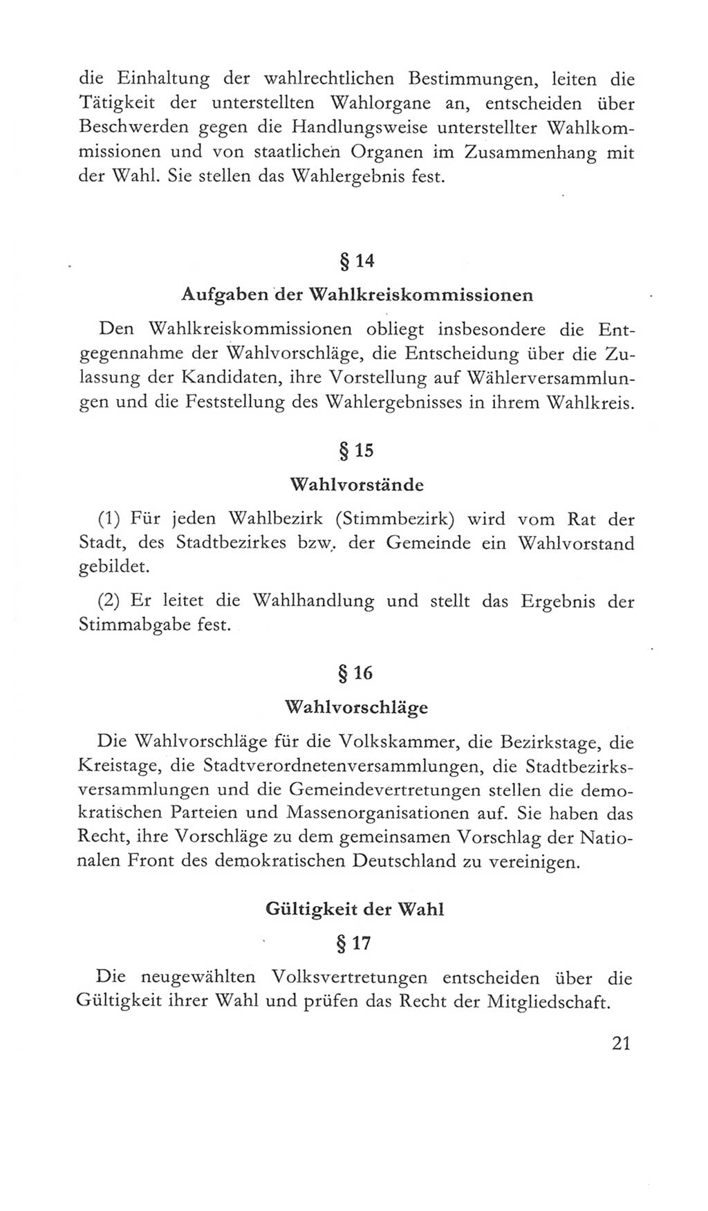 Volkskammer (VK) der Deutschen Demokratischen Republik (DDR) 5. Wahlperiode 1967-1971, Seite 21 (VK. DDR 5. WP. 1967-1971, S. 21)