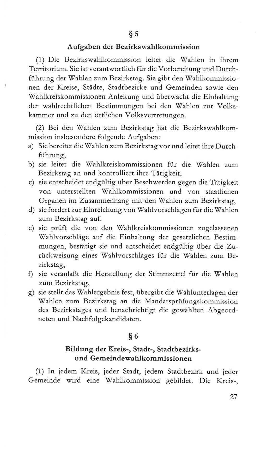 Volkskammer (VK) der Deutschen Demokratischen Republik (DDR) 5. Wahlperiode 1967-1971, Seite 27 (VK. DDR 5. WP. 1967-1971, S. 27)