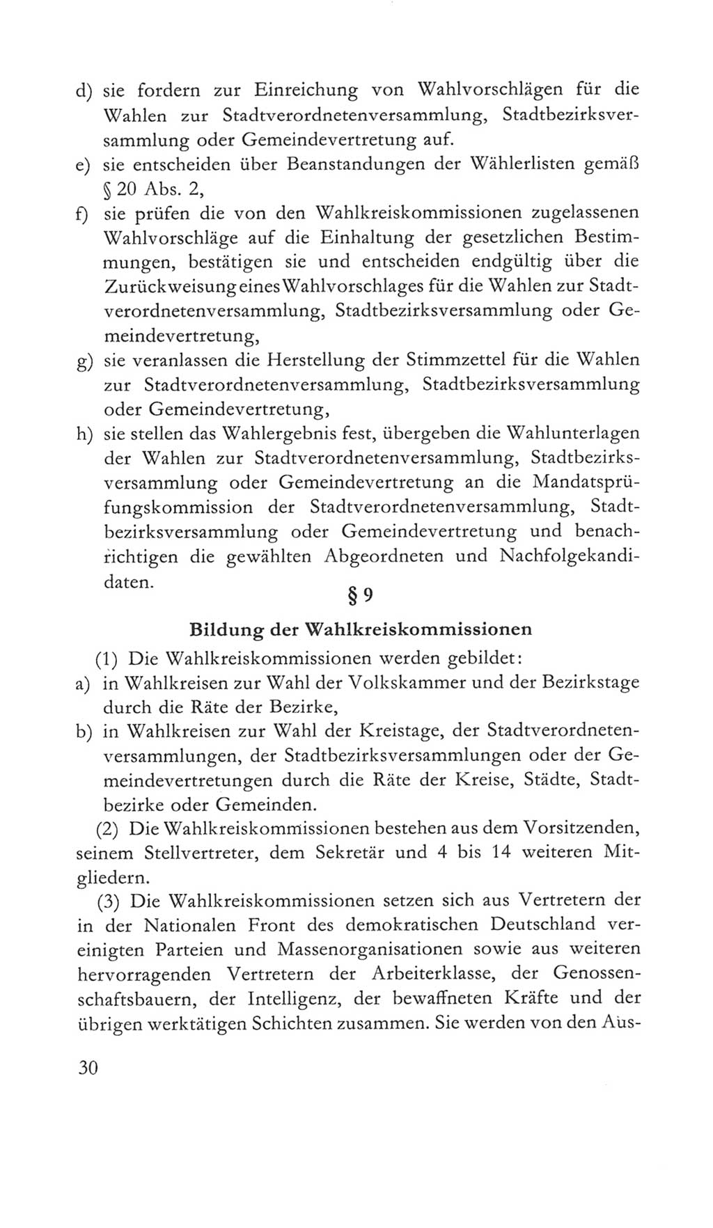 Volkskammer (VK) der Deutschen Demokratischen Republik (DDR) 5. Wahlperiode 1967-1971, Seite 30 (VK. DDR 5. WP. 1967-1971, S. 30)