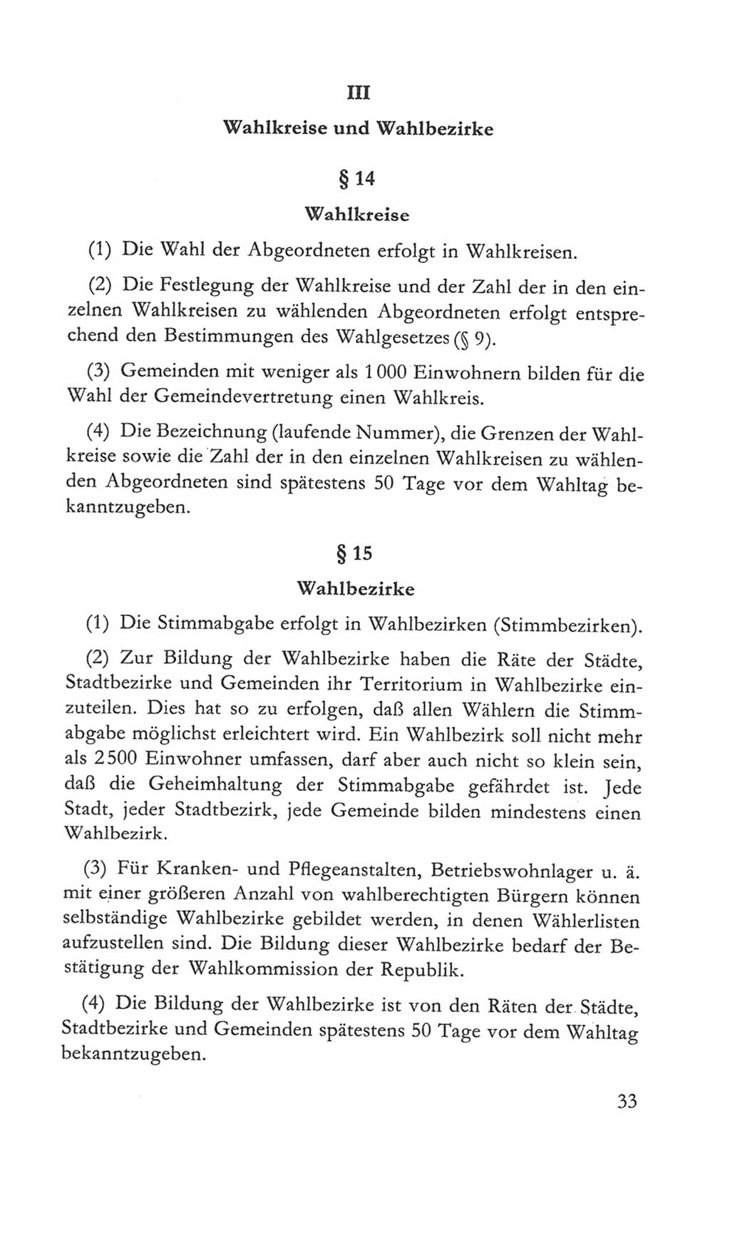 Volkskammer (VK) der Deutschen Demokratischen Republik (DDR) 5. Wahlperiode 1967-1971, Seite 33 (VK. DDR 5. WP. 1967-1971, S. 33)
