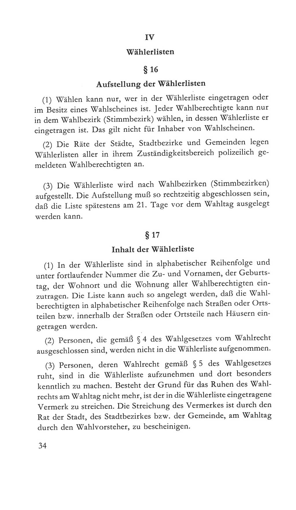 Volkskammer (VK) der Deutschen Demokratischen Republik (DDR) 5. Wahlperiode 1967-1971, Seite 34 (VK. DDR 5. WP. 1967-1971, S. 34)