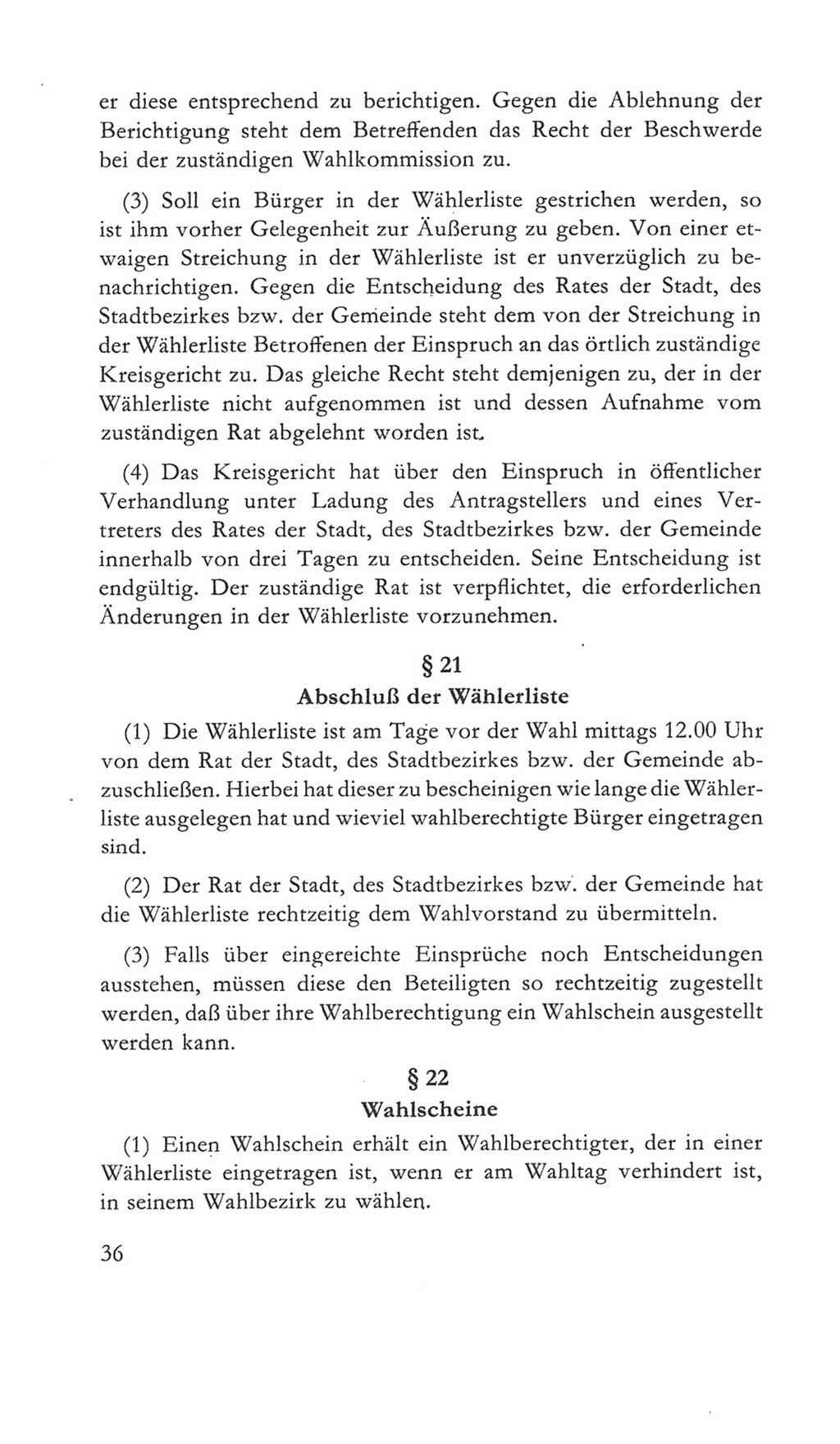 Volkskammer (VK) der Deutschen Demokratischen Republik (DDR) 5. Wahlperiode 1967-1971, Seite 36 (VK. DDR 5. WP. 1967-1971, S. 36)