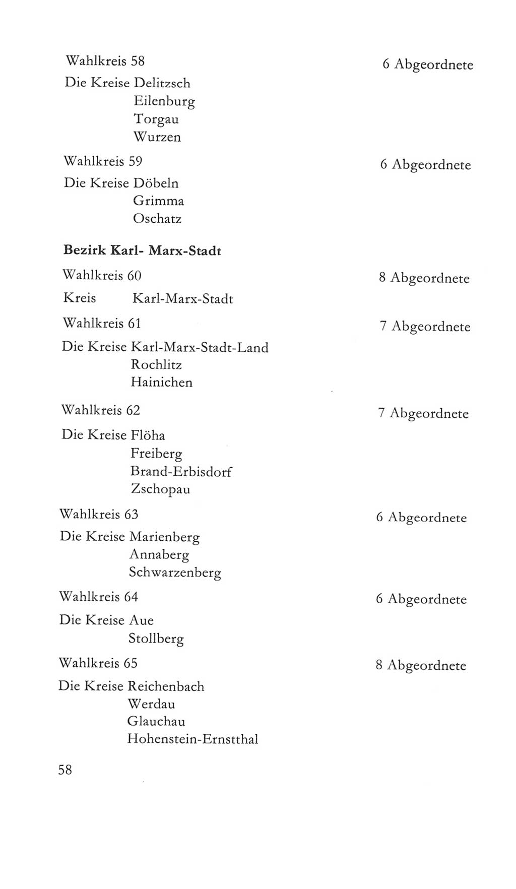 Volkskammer (VK) der Deutschen Demokratischen Republik (DDR) 5. Wahlperiode 1967-1971, Seite 58 (VK. DDR 5. WP. 1967-1971, S. 58)