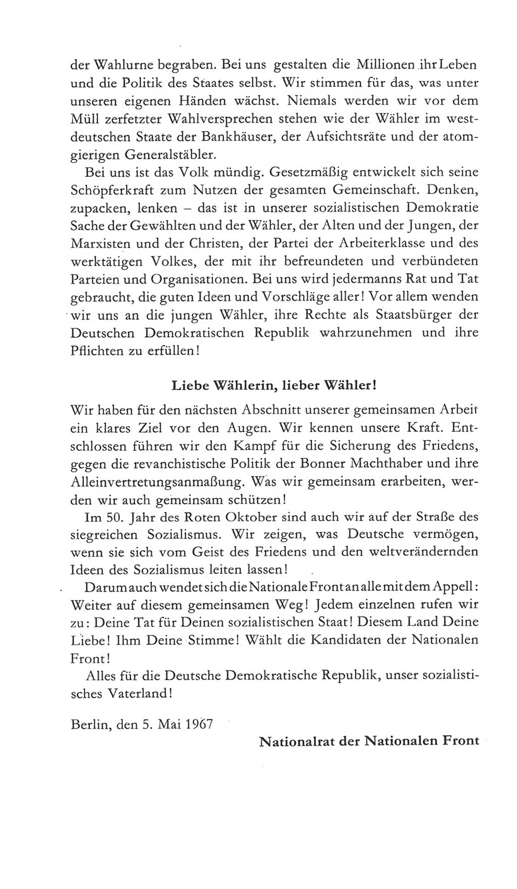 Volkskammer (VK) der Deutschen Demokratischen Republik (DDR) 5. Wahlperiode 1967-1971, Seite 74 (VK. DDR 5. WP. 1967-1971, S. 74)