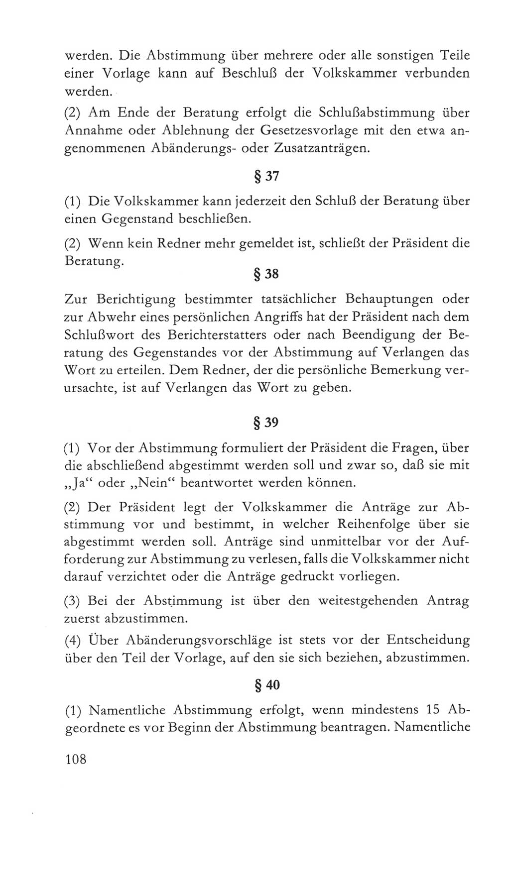 Volkskammer (VK) der Deutschen Demokratischen Republik (DDR) 5. Wahlperiode 1967-1971, Seite 108 (VK. DDR 5. WP. 1967-1971, S. 108)