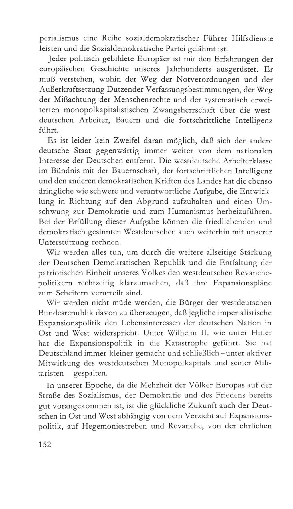 Volkskammer (VK) der Deutschen Demokratischen Republik (DDR) 5. Wahlperiode 1967-1971, Seite 152 (VK. DDR 5. WP. 1967-1971, S. 152)