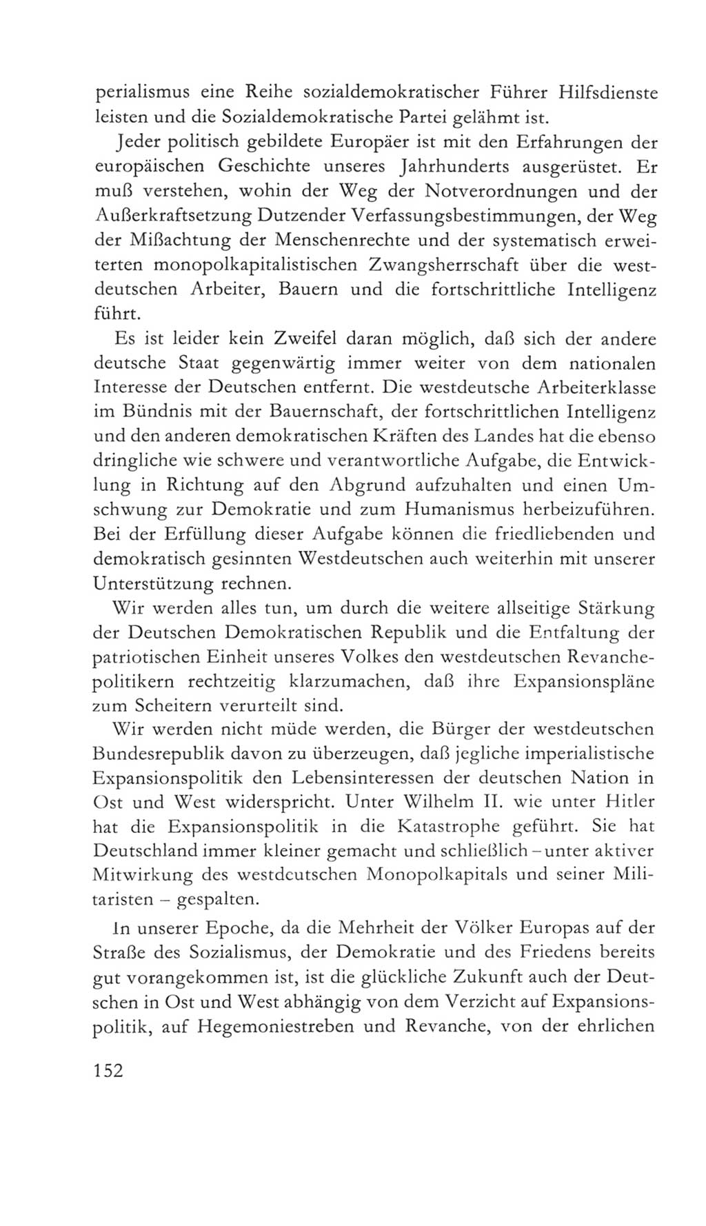 Volkskammer (VK) der Deutschen Demokratischen Republik (DDR) 5. Wahlperiode 1967-1971, Seite 152 (VK. DDR 5. WP. 1967-1971, S. 152)