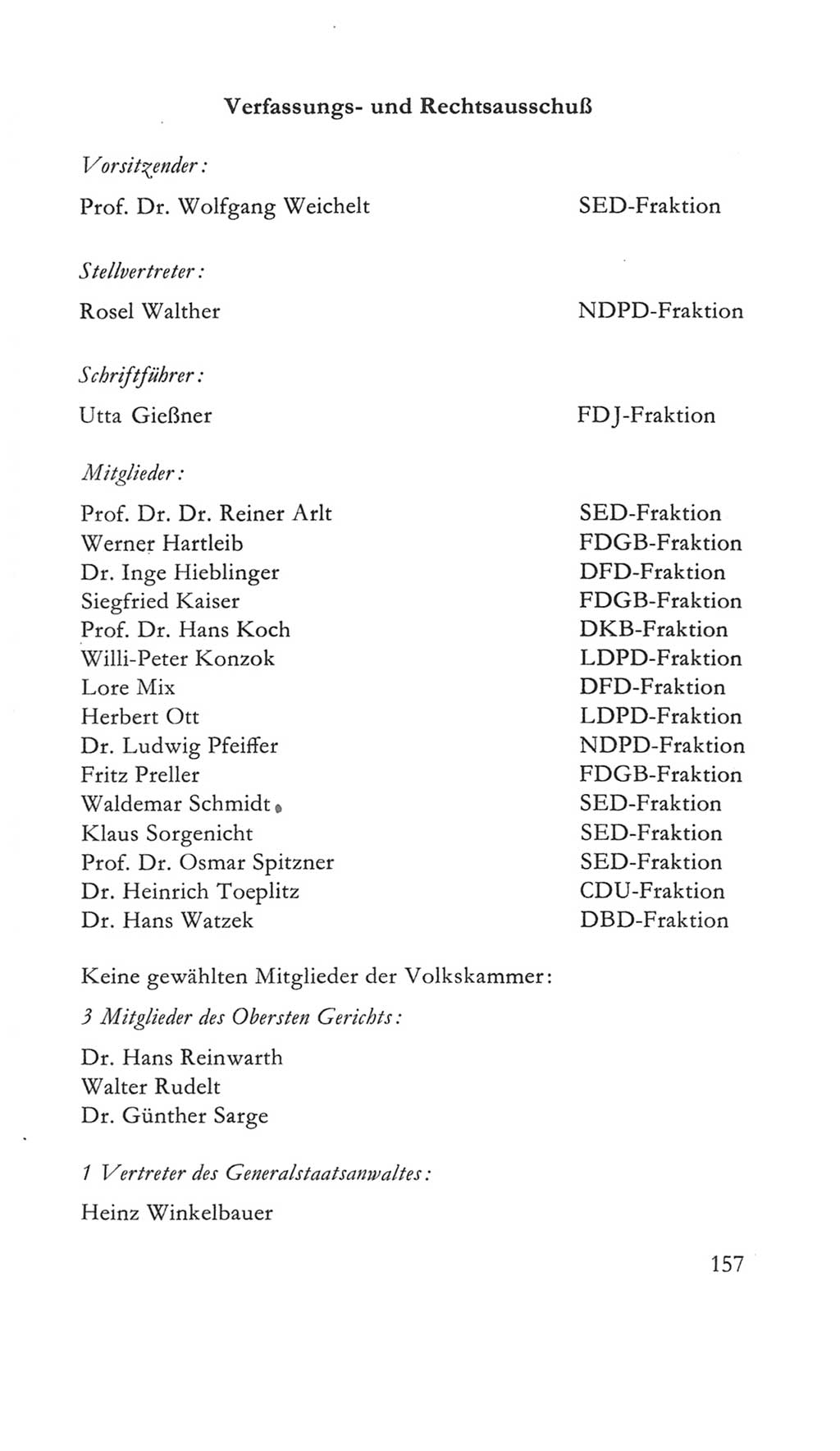 Volkskammer (VK) der Deutschen Demokratischen Republik (DDR) 5. Wahlperiode 1967-1971, Seite 157 (VK. DDR 5. WP. 1967-1971, S. 157)