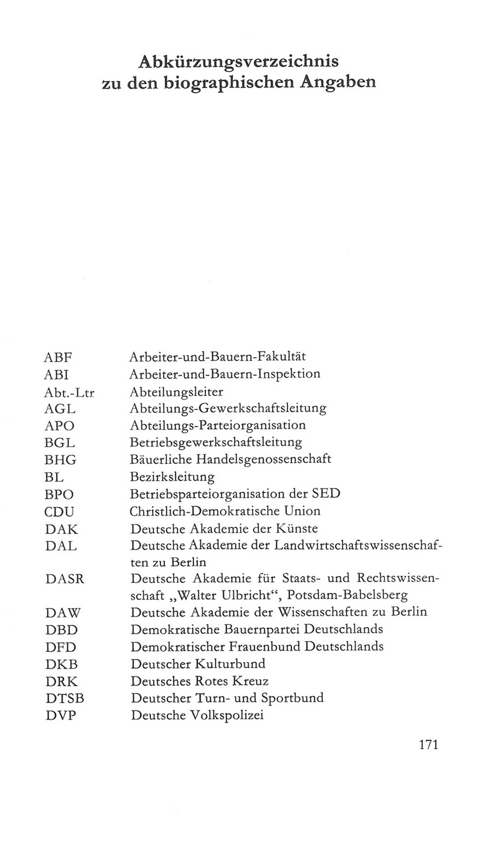 Volkskammer (VK) der Deutschen Demokratischen Republik (DDR) 5. Wahlperiode 1967-1971, Seite 171 (VK. DDR 5. WP. 1967-1971, S. 171)