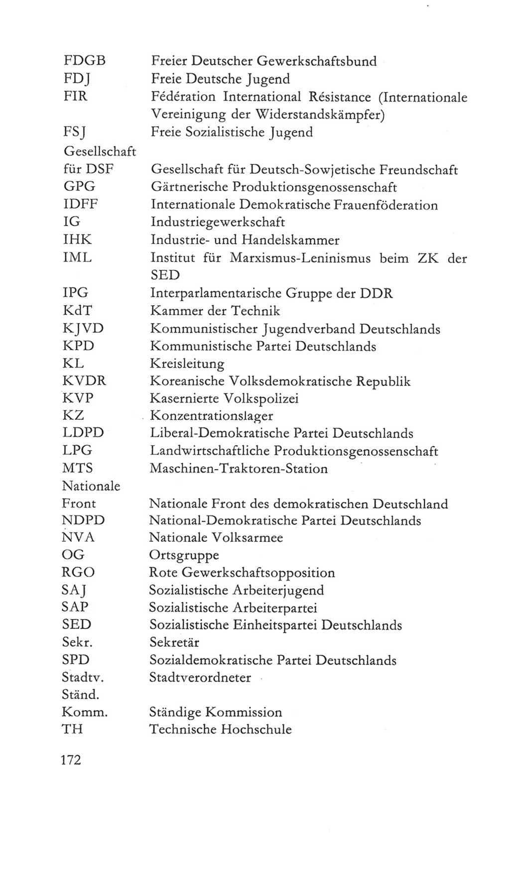 Volkskammer (VK) der Deutschen Demokratischen Republik (DDR) 5. Wahlperiode 1967-1971, Seite 172 (VK. DDR 5. WP. 1967-1971, S. 172)