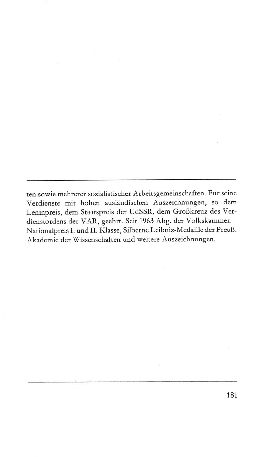 Volkskammer (VK) der Deutschen Demokratischen Republik (DDR) 5. Wahlperiode 1967-1971, Seite 181 (VK. DDR 5. WP. 1967-1971, S. 181)