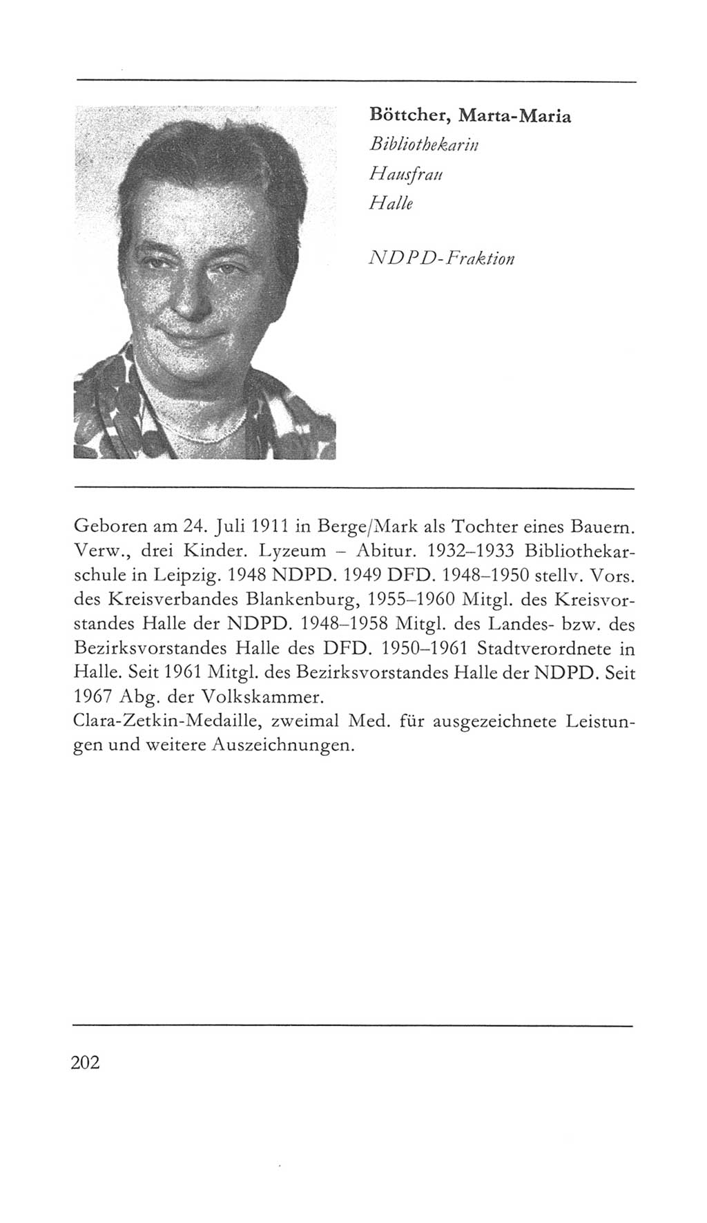 Volkskammer (VK) der Deutschen Demokratischen Republik (DDR) 5. Wahlperiode 1967-1971, Seite 202 (VK. DDR 5. WP. 1967-1971, S. 202)