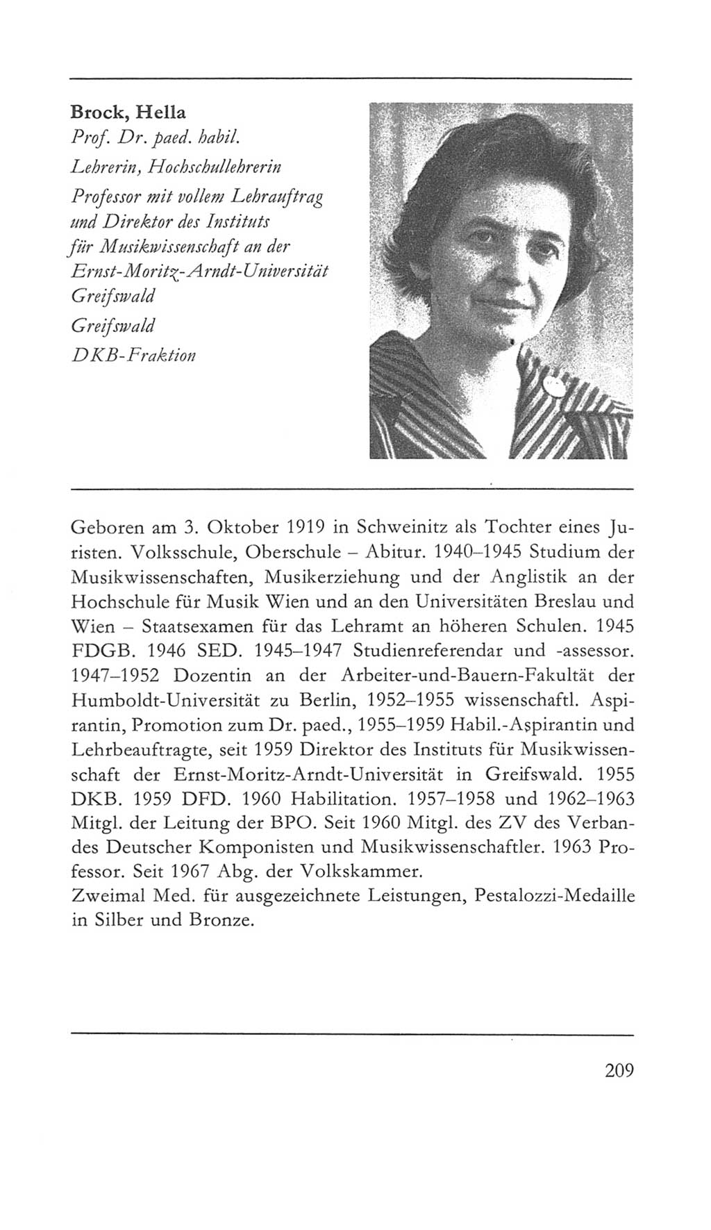 Volkskammer (VK) der Deutschen Demokratischen Republik (DDR) 5. Wahlperiode 1967-1971, Seite 209 (VK. DDR 5. WP. 1967-1971, S. 209)